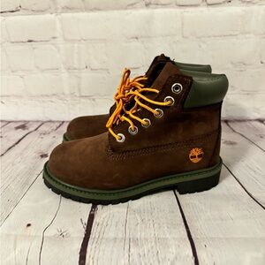 Timberlain Premium Waterproof Boots Leather Boys Youth Size 13